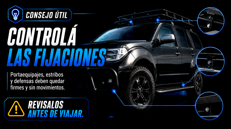 Consejo sobre fijaciones de accesorios